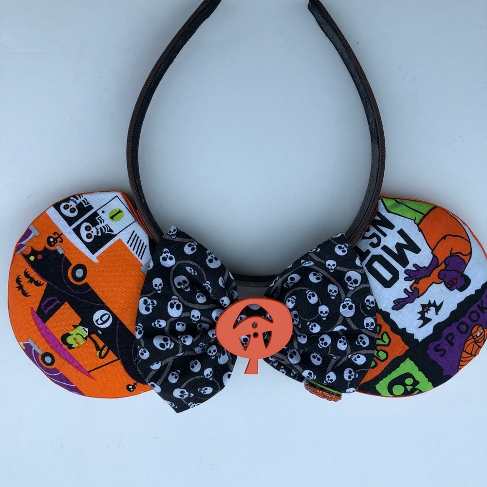Handmade Halloween mickey ears
